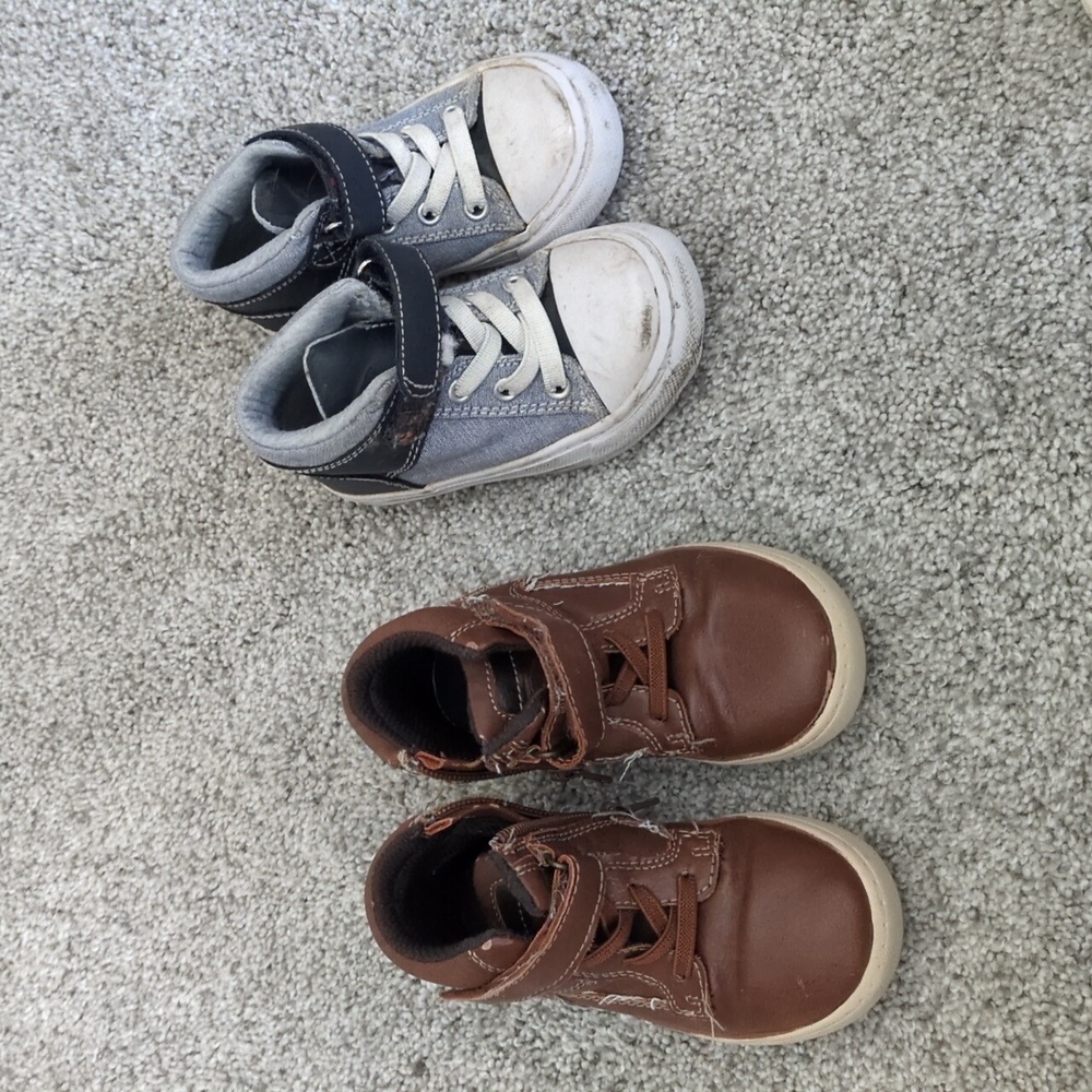 Size 7 Boys Toddler HighTop Shoes Bundle